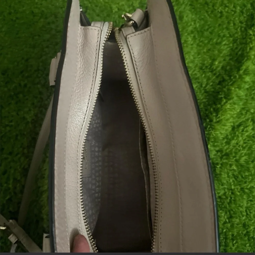 Kate Spade Leather Satchel Crossbody Bag Top Handle Purse